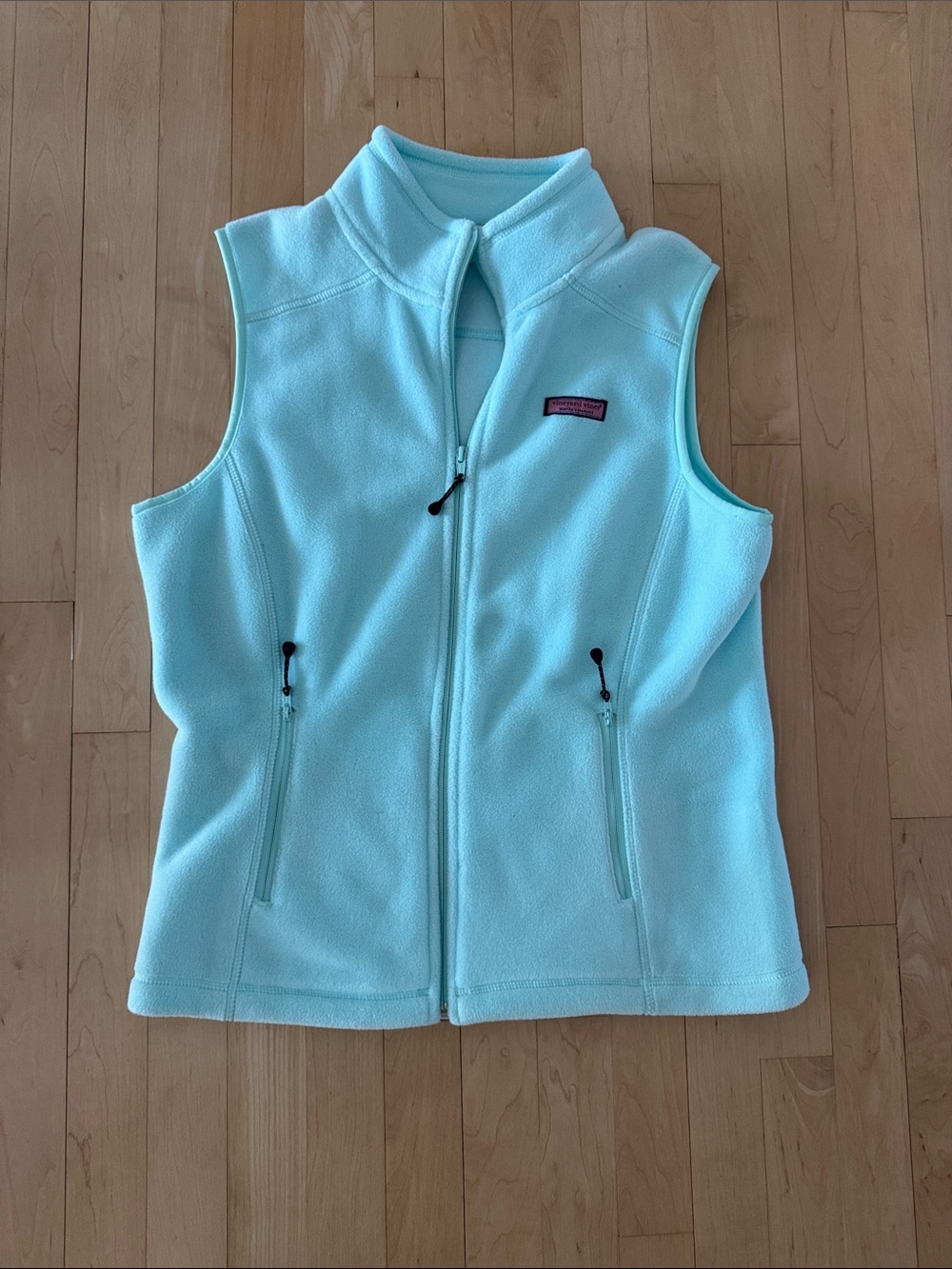 Light Blue Vineyard Vines Fleece Vest